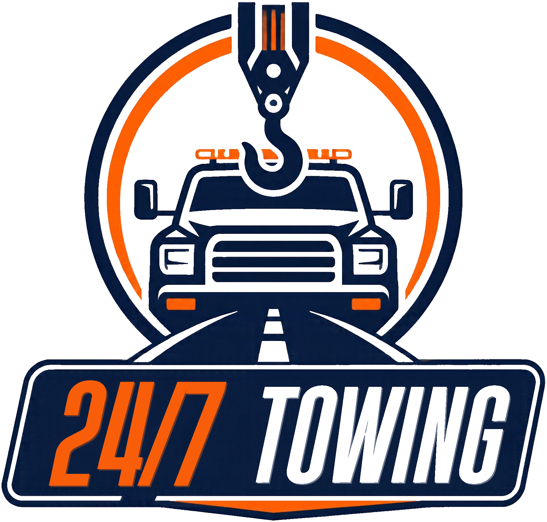 24/7 Towing logo