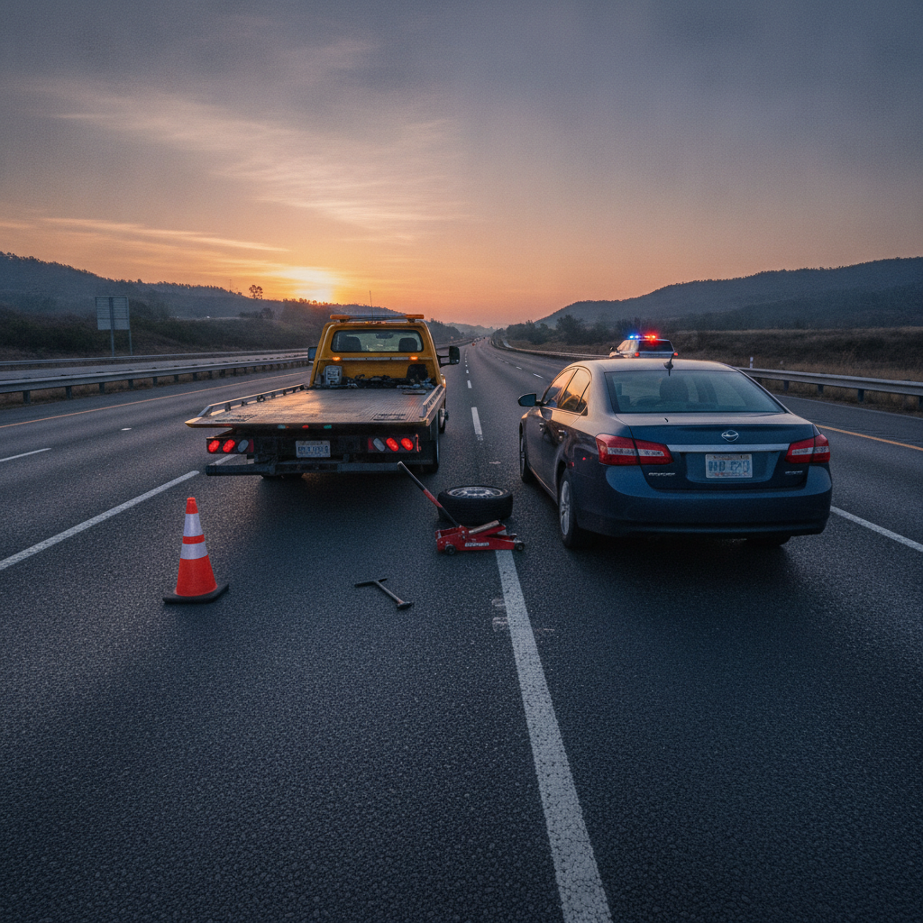 Roadside Assistance - No Face and No Text
